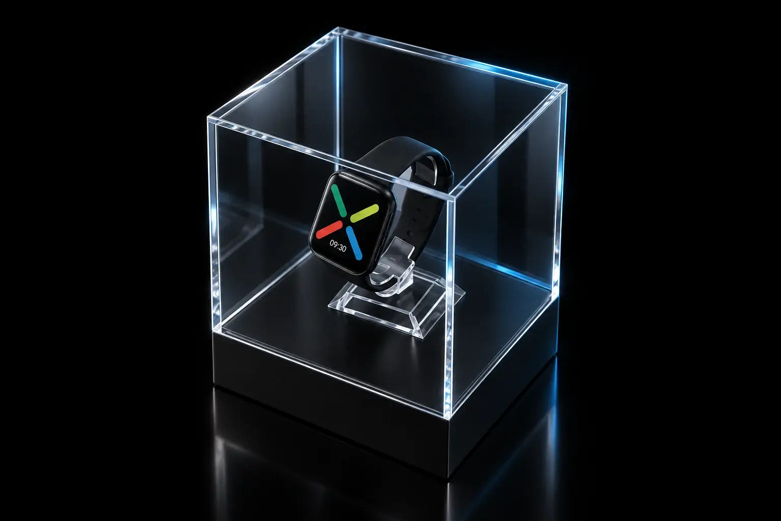 Pieza del archivo Neolaser con fondo e iluminación editados para presentación.